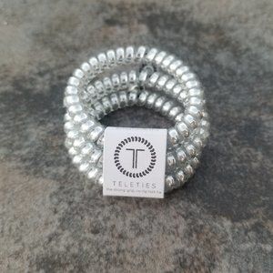 Teleties Electric Silver 3 pack